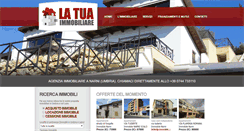 Desktop Screenshot of latuaimmobiliare.it